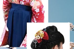 小学校卒業式袴お仕度