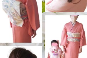 七五三3歳女の子とママお仕度